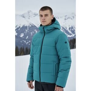 686 SixEightSix Mens 2XL XXL Warmix Puffy Jacket KCR916 Deep Lake